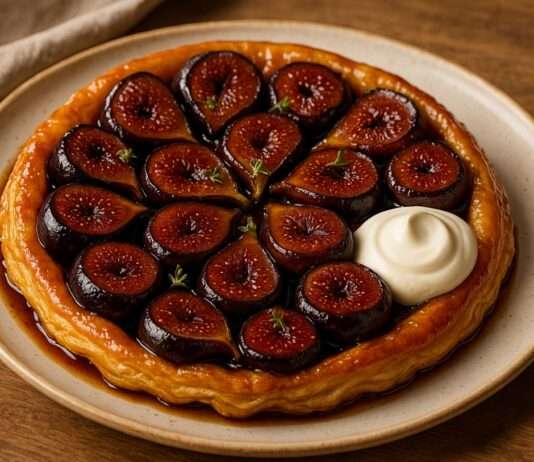 Wenn Italien Frankreich trifft: Tarte Tatin mit Balsamico-Feigen – ein süßes Rendezvous der Extraklasse Tarte-Tatin-mit-Balsamico-Feigen