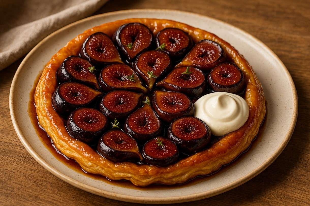 Wenn Italien Frankreich trifft: Tarte Tatin mit Balsamico-Feigen – ein süßes Rendezvous der Extraklasse