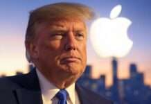 Trump zündet neue Zollbombe: EU und Apple im Visier Trump_Zölle_Apple_Illustration
