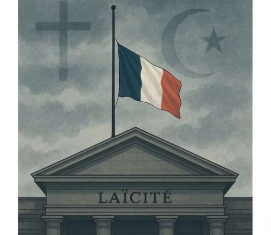 Frankreich streitet über Trauerbeflaggung für Papst Franziskus Laizität_Frankreich_Illustration