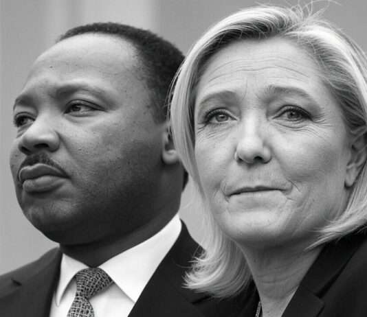 Marine Le Pen vergleicht sich mit Martin Luther King – und erntet scharfe Kritik von dessen Familie Martin_Luther_King_Marine_Le_Pen_Illustration