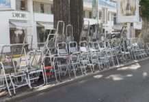 Die „Gang der Trittleitern“: Wie ein bunter Haufen Fans Cannes verzaubert Cannes_Festival_Trittleitern