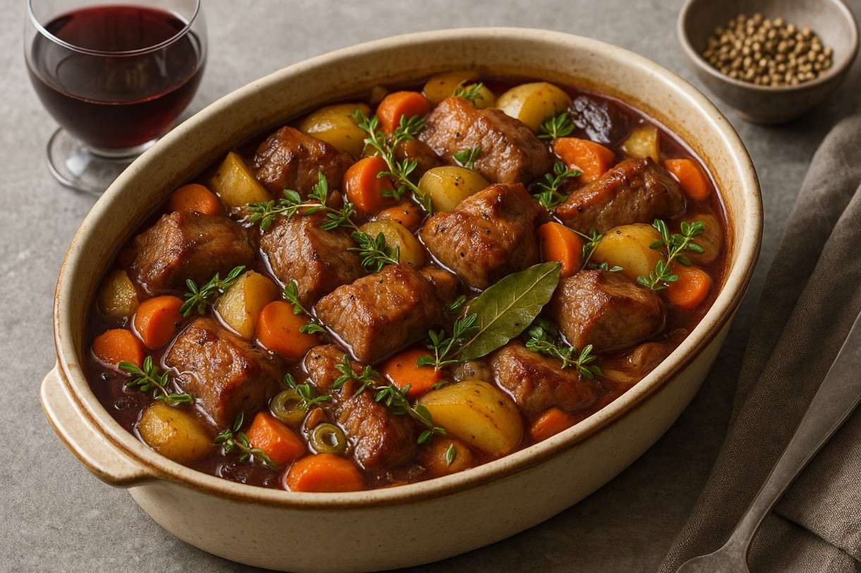 Baeckeoffe vom Schwäbisch-Hällischen Schwein mit Pinot Noir – ein rustikales Gedicht der Regionen