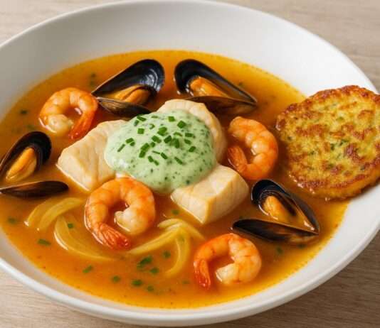 Bouillabaisse mit Frankfurter Grüner Soße Bouillabaisse-mit-Frankfurter-Grüner-Soße