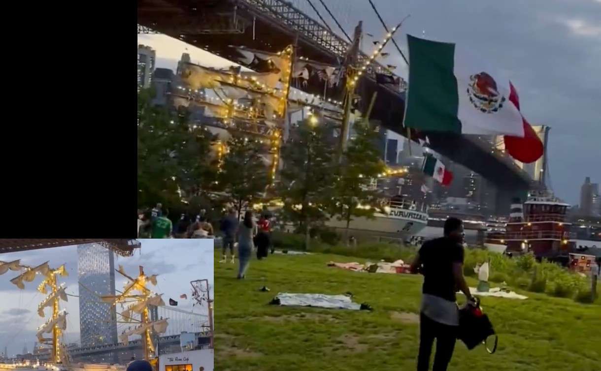 Segelschiff kracht gegen Brooklyn Bridge: Tragödie auf dem East River