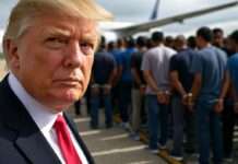 Inszeniertes Chaos – Wie Trumps Heimatschutzministerium die Einwanderungskrise mit Fake-News visualisierte Donald_Trump_Abschiebungen_Illustration