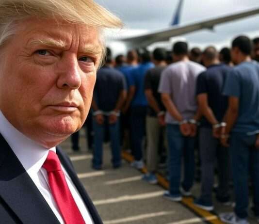 Inszeniertes Chaos – Wie Trumps Heimatschutzministerium die Einwanderungskrise mit Fake-News visualisierte Donald_Trump_Abschiebungen_Illustration