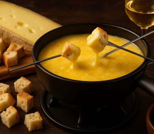 La Fondue Bouquetine au Beaufort: Ein alpiner Hochgenuss Fondue-Bouquetine-au-Beaufort