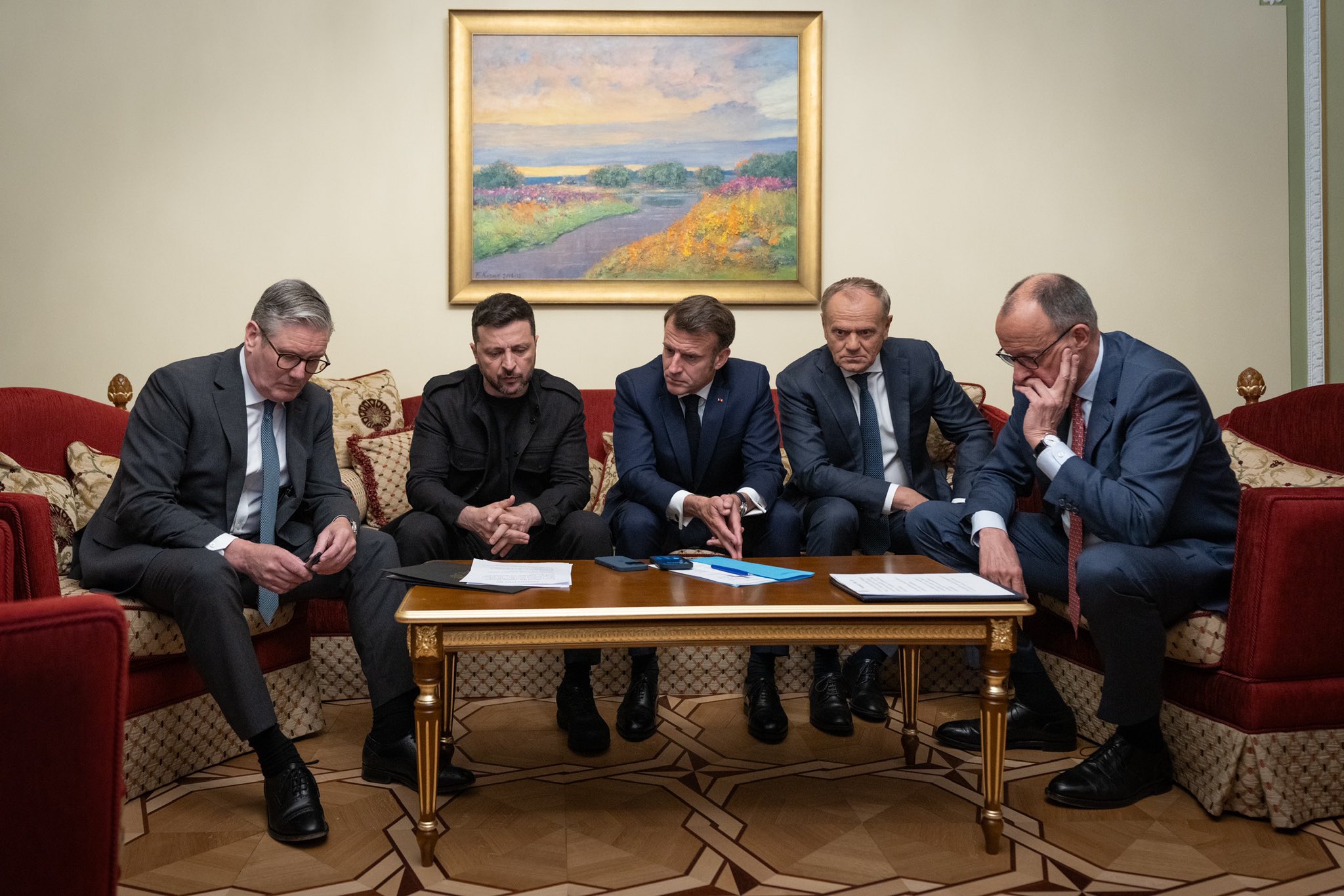Diplomatischer Vorstoß: Europas Führer fordern Waffenstillstand in der Ukraine