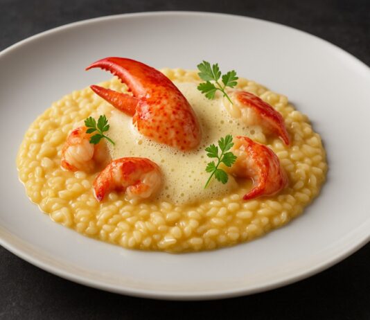 Hummer-Risotto mit Champagner-Sabayon Hummer-Risotto-mit-Champagner-Sabayon