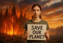 Frankreich im Klimawandel: Zwischen Erkenntnis und Ressourcenkonflikt Jugend_Klimawandel_Klima-Angst_Illustration