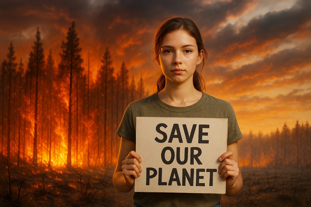 Kommentar: Jugend zwischen Feuer und Hoffnung - Wie der Klimawandel eine ganze Generation prägt