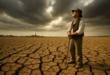 „Wenn kein Wasser mehr da ist – was dann?“ Frankreich zehn Jahre nach dem Pariser Klimaabkommen Landwirtschaft-im-Klimawandel_Illustration