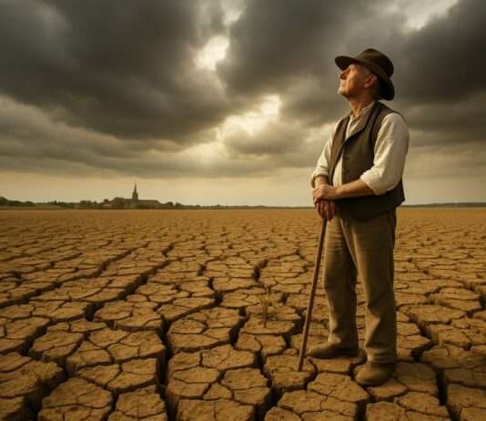 Wasserkrieg auf dem Acker – Wie Frankreichs Bauern ums Überleben kämpfen Landwirtschaft-im-Klimawandel_Illustration