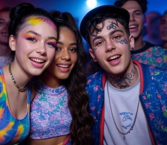 Rave-Party im Lot: Wenn Freiheit und Gesetz aufeinanderprallen Rave-Party_Illustration