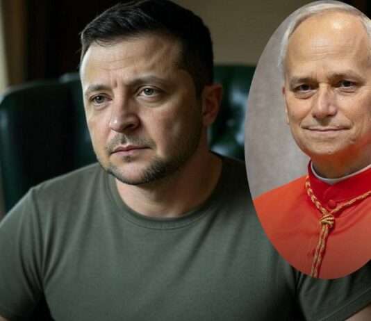 Verzweifelter Appell an den Papst: Ukraine bittet den Vatikan um Hilfe für verschleppte Kinder Selenskyj_LeoXIV_Einladung_Illustration