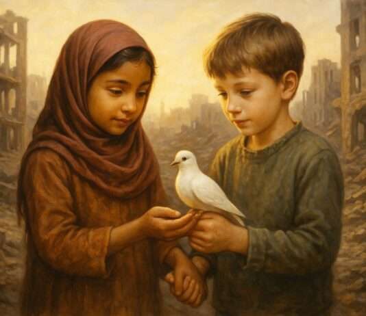 Frieden in Zeiten des Feuers – Warum der 16. Mai unsere ganze Aufmerksamkeit verdient Tag-des-friedlichen-Zusammenlebens_Illustration