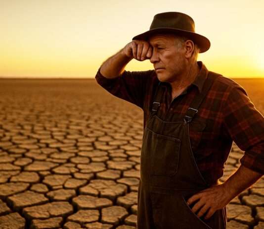 Trocken, trockener, Hauts-de-France – Wie eine historische Dürre die französische Landwirtschaft lahmlegt Trockenheit_Landwirtschaft_Illustration