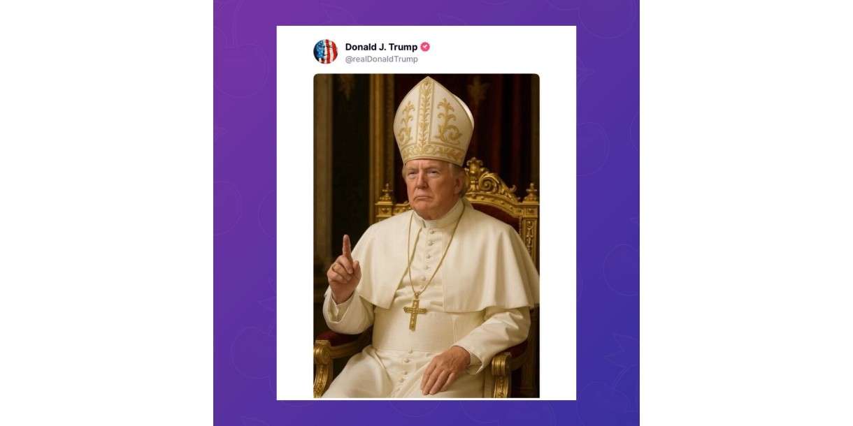 Trump als Papst? Wenn Satire zur Farce wird