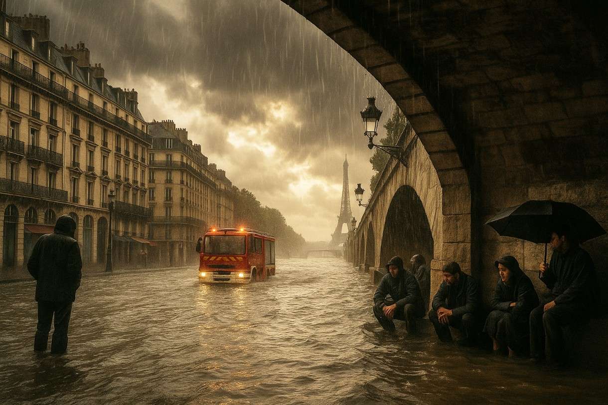 1. Maiwochenende in Frankreich - Wenn das Wetter zur Bedrohung wird