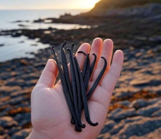 Bretagne goes tropisch: Wie bretonische Gärtner die Vanille neu erfinden Vanille_Bretagne_Illustration