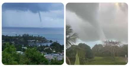 Wasser-Tornado in Guadeloupe: Wenn der Himmel plötzlich explodiert Wassertornado_Guadeloupe_ScreenX