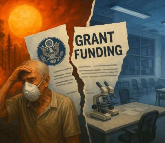 Wenn Politik Leben kostet: Wie Forschungskürzungen den Klimaschutz sabotieren Wissenschaftsförderung_Aussetzung_Illustration