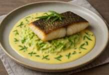 Zander auf Rahmwirsing mit Sauce Béarnaise – Ein kulinarisches Rendezvous Zander-auf-Rahmwirsing-mit-Sauce-Béarnaise