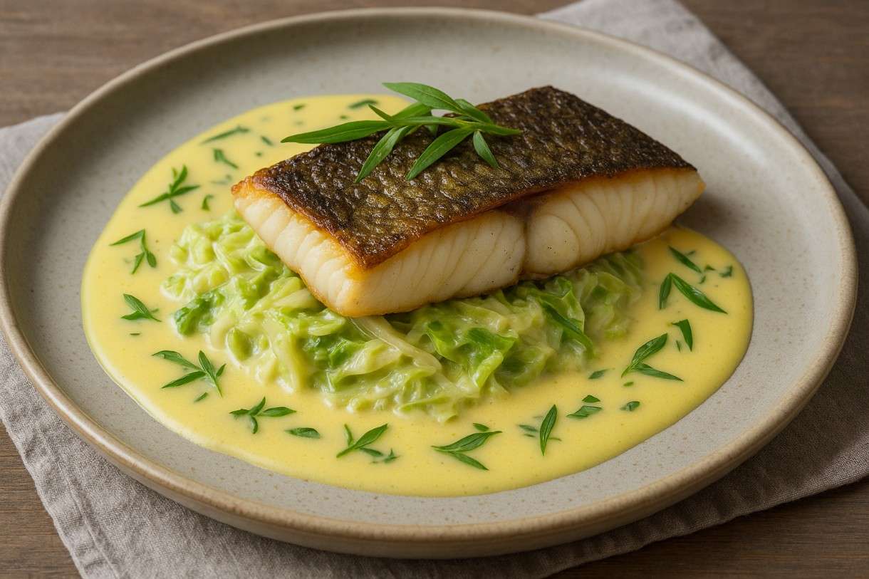 Zander auf Rahmwirsing mit Sauce Béarnaise – Ein kulinarisches Rendezvous