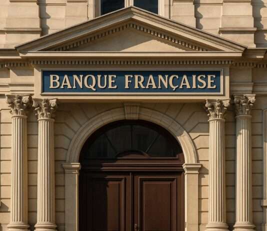 Frankreich unter „Tutelle“? – Metapher einer Souveränitätskrise Banque_Francaise_Bank_Frankreich_Illustration