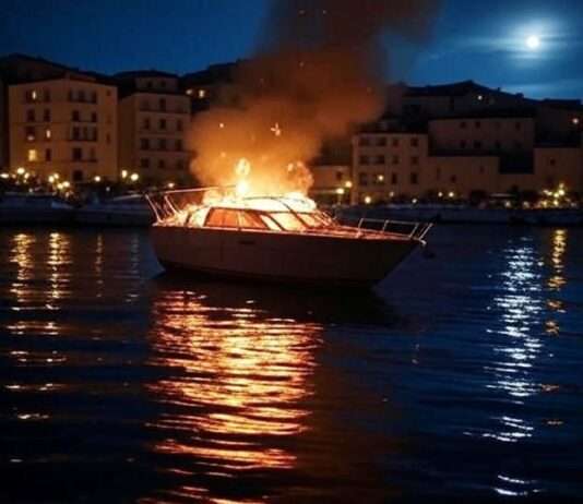 Brennende Boote und ein schwelender Verdacht – Korsikas Küsten unter Beschuss Brennendes_Boot_Korsika_Illustration