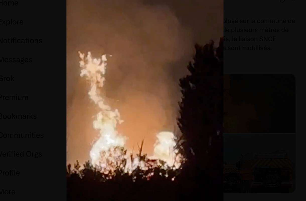 Inferno im Morgengrauen: Explosion einer Gaspipeline erschüttert Saint-Martin-de-Crau