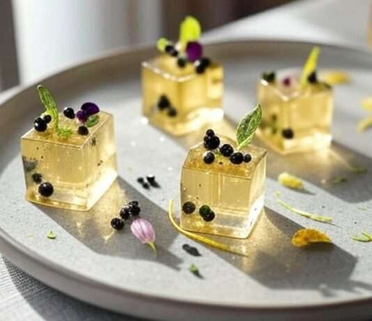 Moderne französische Küche mit Algen: Gelée de Champagne aux Perles d’Algues Gelée-de-Champagne-aux-Perles-d-Algues