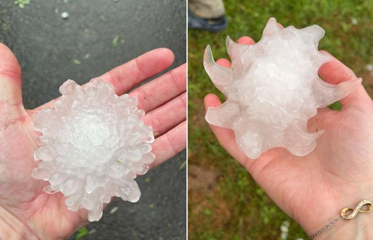 Zerstörerisches Unwetter im Puy-de-Dôme – Hagelkörner groß wie Tennisbälle verwüsten die Region
