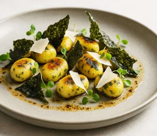 Moderne französische Küche mit Algen: Gnocchis aux Algues et Beurre Noisette Gnocchis-aux-Algues-et-Beurre-Noisette