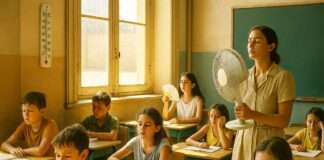 Längere Ferien, früherer Unterricht? Wie Frankreichs Schulen auf die Hitze reagieren Marseille_Hitze_Schule_Illustration