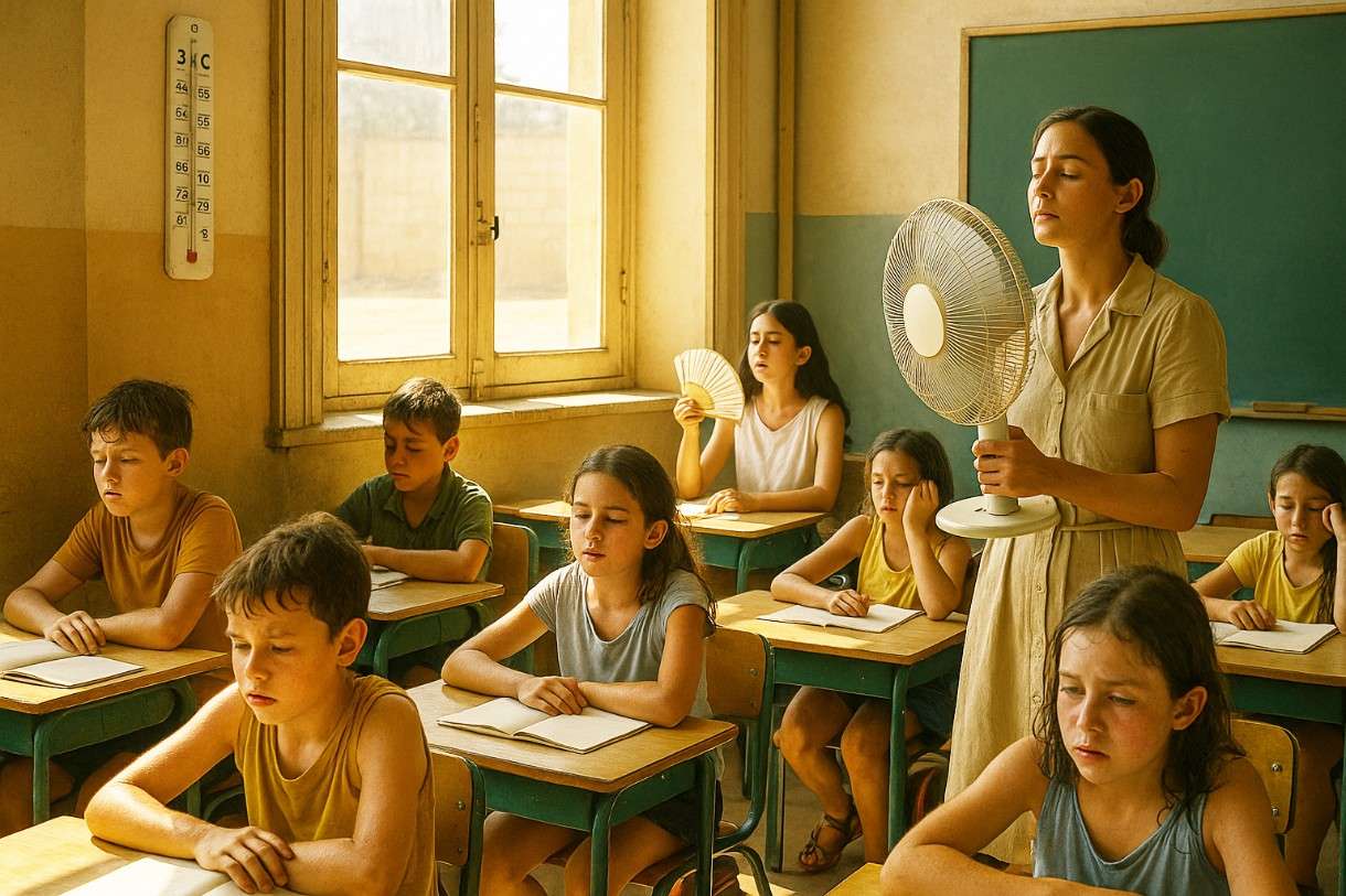 Schulen als Hitzefallen – Wie Marseilles Klassenzimmer zur Gesundheitsgefahr werden