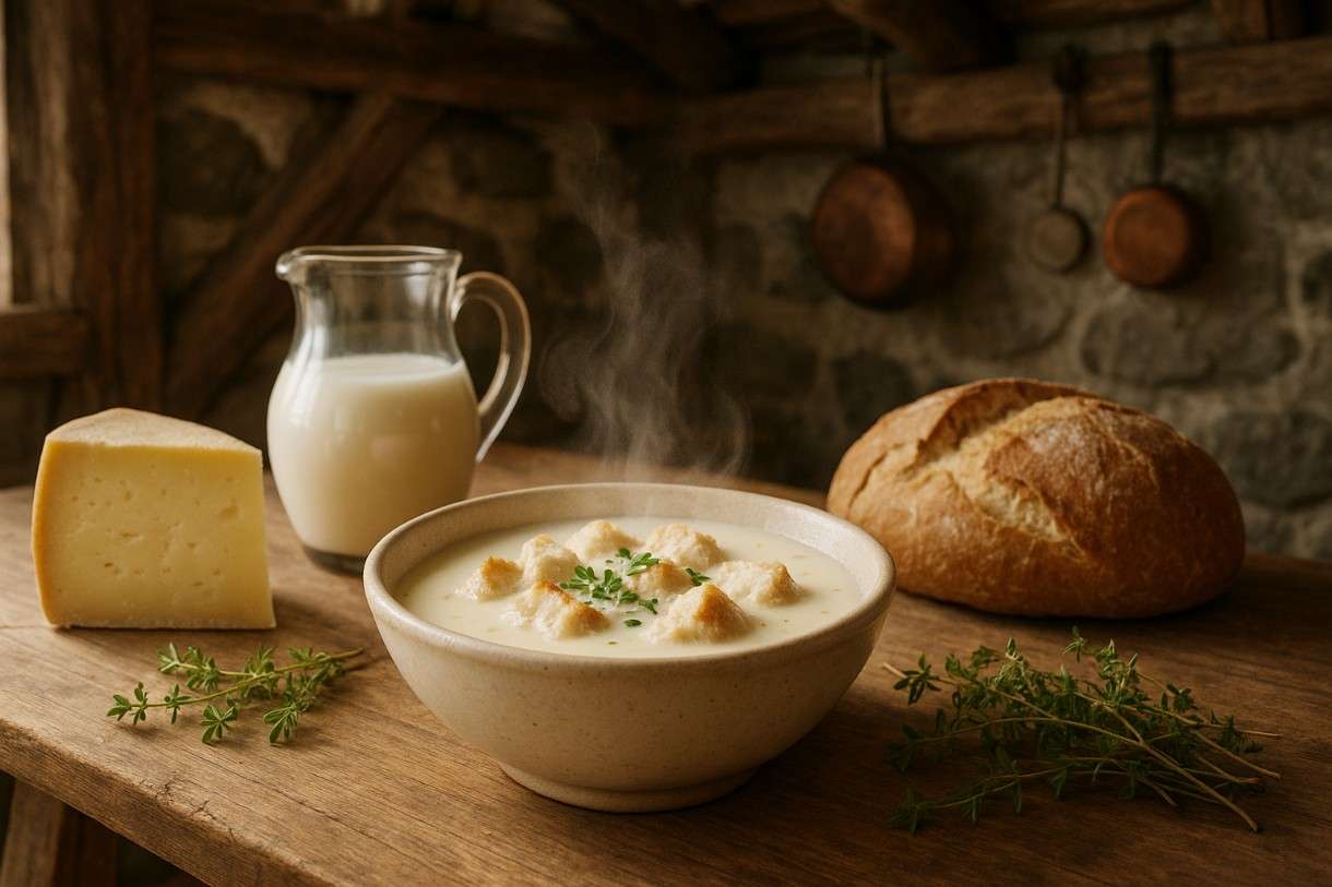 „Cucina Bianca“: Sciusceddu di Latte – Milchsuppe als wärmender Seelenbalsam
