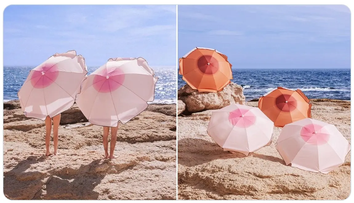 „Seins‑Tropez“: Wenn der Sonnenschirm zum Statement wird