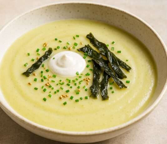 Moderne französische Küche mit Algen: Soupe de Pommes de Terre et Kombu Fumé Soupe-de-Pommes-de-Terre-Kombu-Fumé