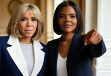 Brigitte Macron: Warum Frankreichs Erste Dame beweisen will, dass sie eine Frau ist Brigitte_Macron_Candace_Owens_Illustration