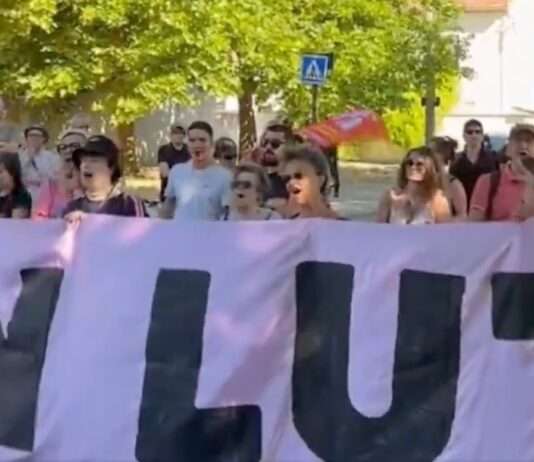 „Wir auch, wir haben Casserolen!“ – Rachida Dati trifft beim Festival von Avignon auf lauten Kulturprotest Demonstration_Avignon_Dati_ScreenX