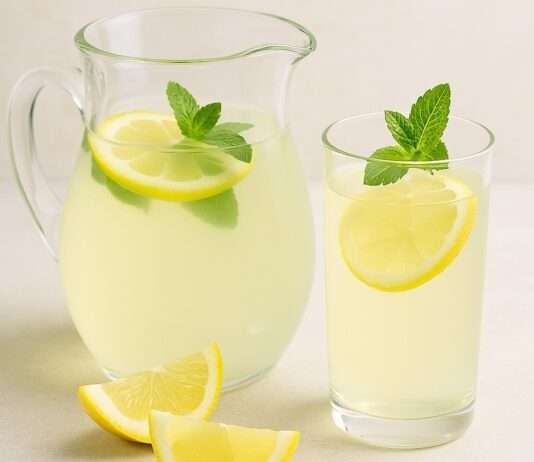 Isotonisches für die ganz heißen Tage: Eau citronnée au sel de Camargue Eau-citronnée-au-sel-de-Camargue