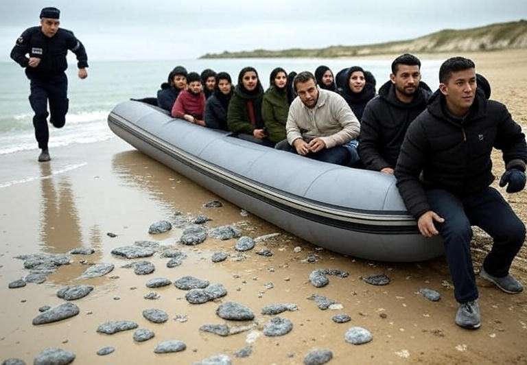 Zerstochenes Schlauchboot – zerrissene Prinzipien