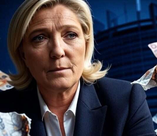 Kommentar: Langsam wird es wirklich peinlich, Frau Le Pen Marine-Le-Pen_EU-Finazierung_Skandal_Illustration