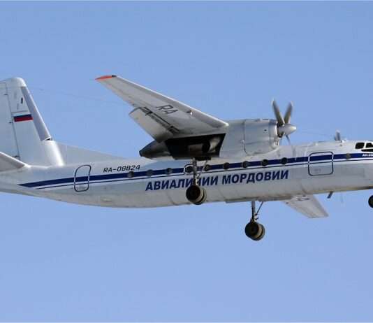Flugzeugunglück in Russland: Alter Antonov-Flieger stürzt bei Tynda ab – alle 48 Insassen tot Mordovia_Airlines_Antonov_An-24