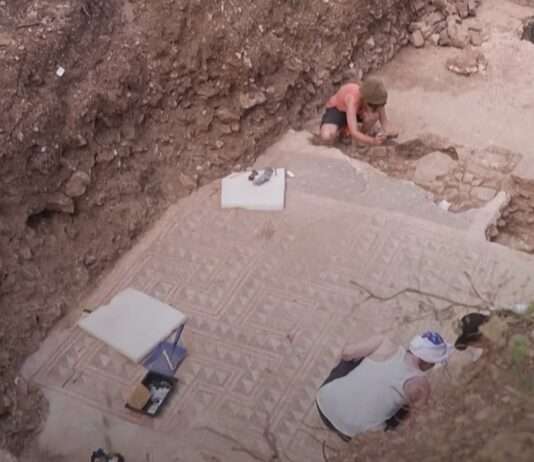 Auf den Spuren der Römer: Sensationsfund in Alès enthüllt prachtvolle Mosaikkunst Mosaik_Römervilla_Ales_ScreenYoutube