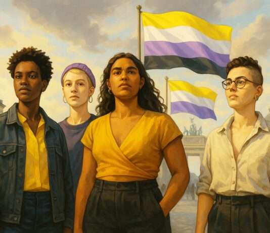 Zwischen Sichtbarkeit und Rückschritt – Der Internationale Tag der nichtbinären Menschen 2025 Nicht-binäre-Menschen_Illustration