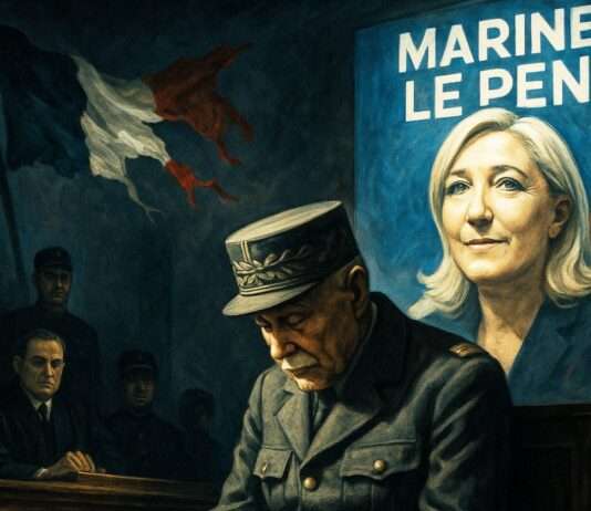 Kommentar: Die Wiederkehr der Dämonen – Frankreichs fatale Amnesie Petain-Prozess_Populismus_Frankreich_Illustration