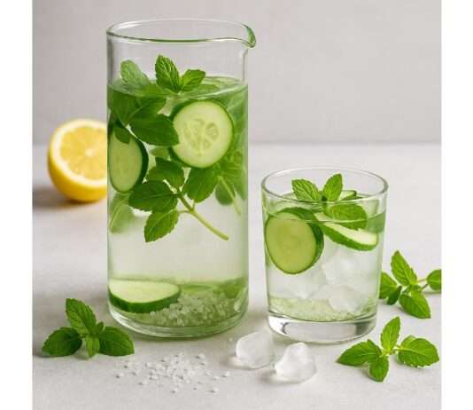 Isotonisches für die ganz heißen Tage: Eau de Concombre, Menthe et Sel de Guérande – die provenzalische Gurken-Minz-Limonade mit Meersalz Provenzalische-Gurken-Minz-Limonade-mit-Meersalz